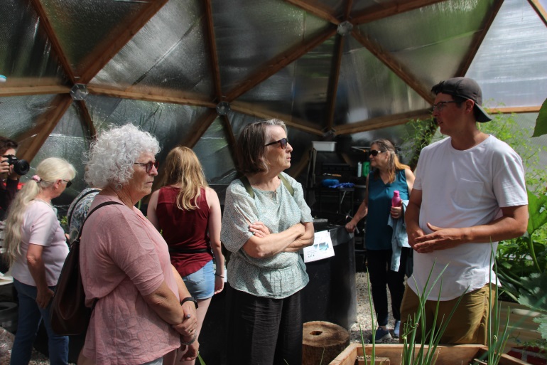 Strathmore greenhouse hosts visitors from
